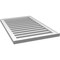 Ekena Millwork Vertical Surface Mount PVC Gable Vent: Functional, w/ 2"W x 1-1/2"P Brickmould Frame, 22"W x 34"H GVPVE22X3402SF - alternate 3